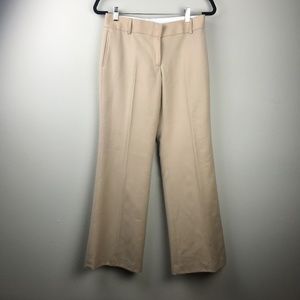 J. Crew Khaki Wool Trouser Dress Pants, 26x30, EUC